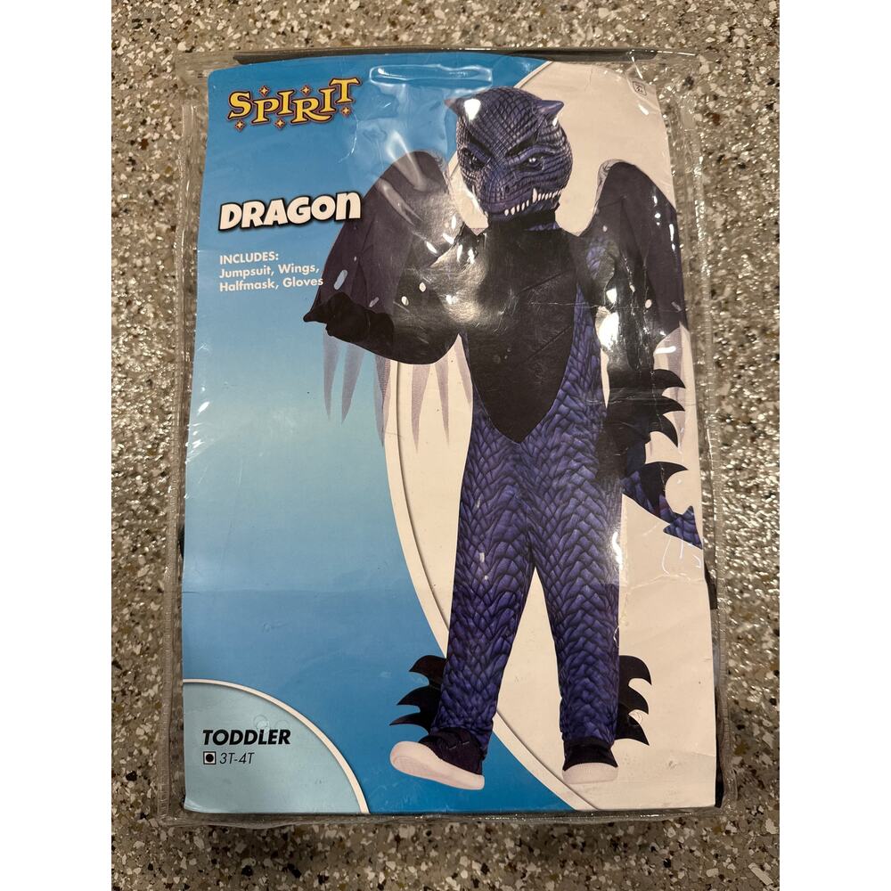 Spirit dragon halloween costume toddler‎ 3T-4T scary spooky